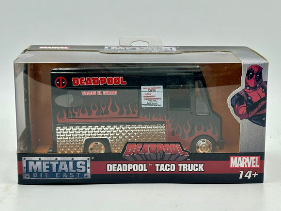 1:32 Deadpool Taco Truck -- Black w/Red Flames -- JADA