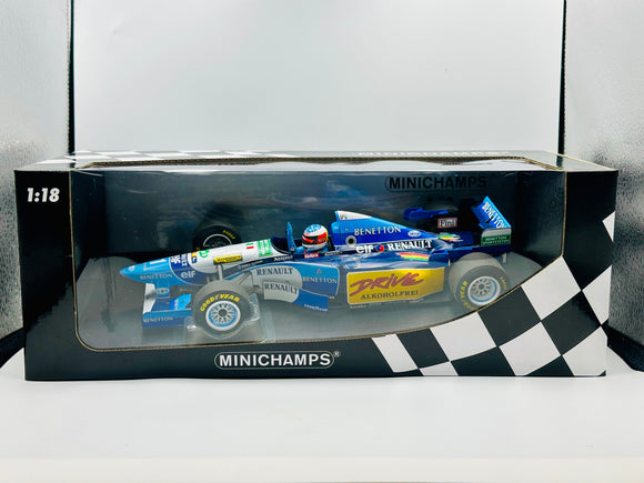 1:18 1995 Michael Schumacher -- French GP Winner -- #1 Benetton B195 -- Minicham