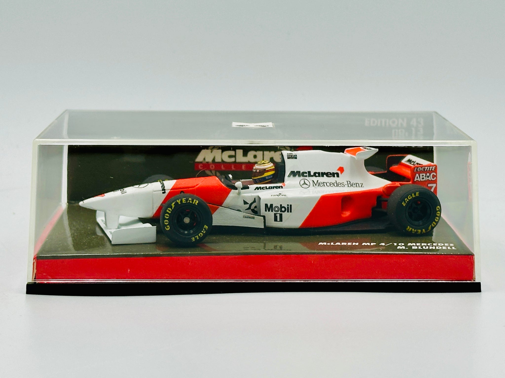 1:43 1995 Mark Blundell -- #7 McLaren Mercedes MP4/10 -- Minichamps F1