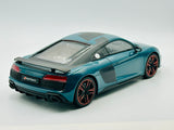 1:18 Audi R8 -- Green Hell w/Orange Wheels -- GT Spirit