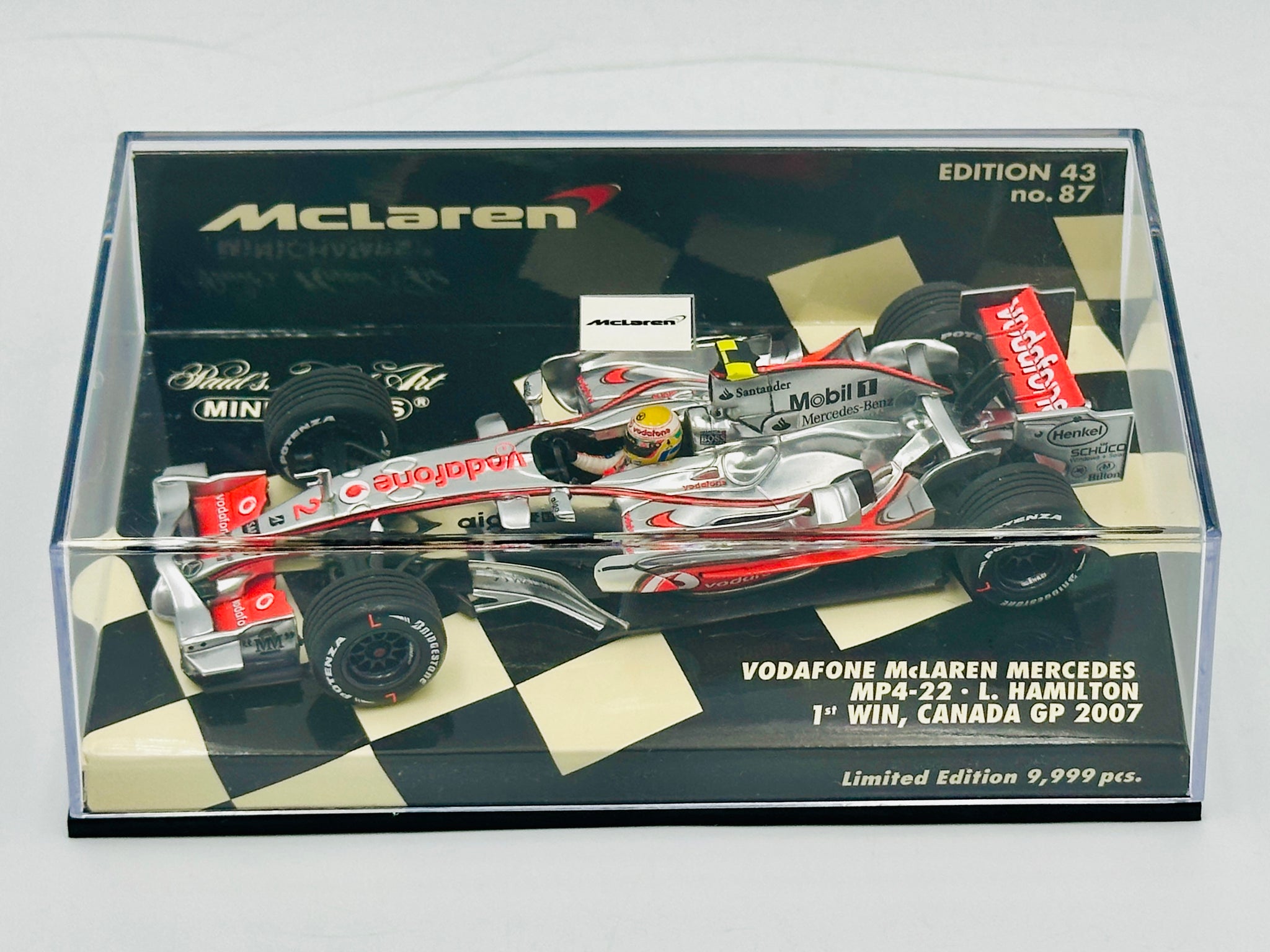 1:43 2007 Lewis Hamilton -- 1st Win -- #2 McLaren Mercedes MP4-22 -- M