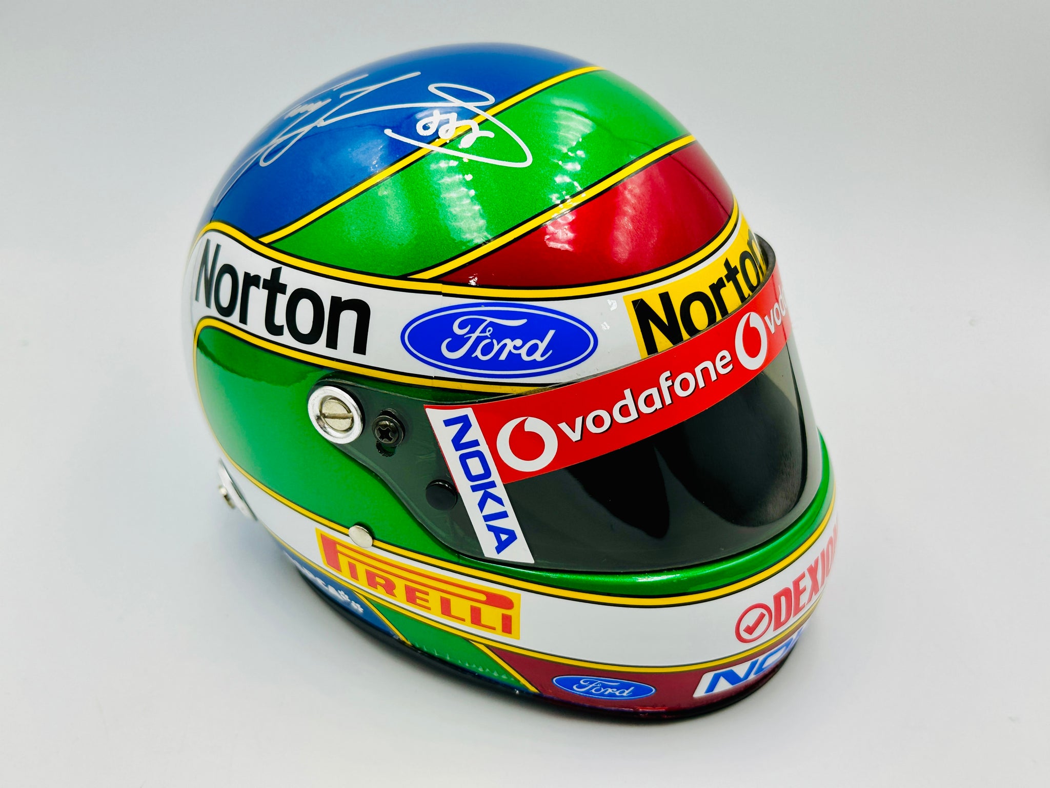 1:2 Helmet -- 2008 Craig Lowndes *SIGNED* -- Mini Helmets