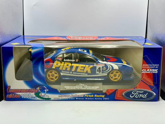 1:18 2001 Marcos Ambrose -- Pirtek Racing -- #4 Ford AU Falcon -- Classic Carlec