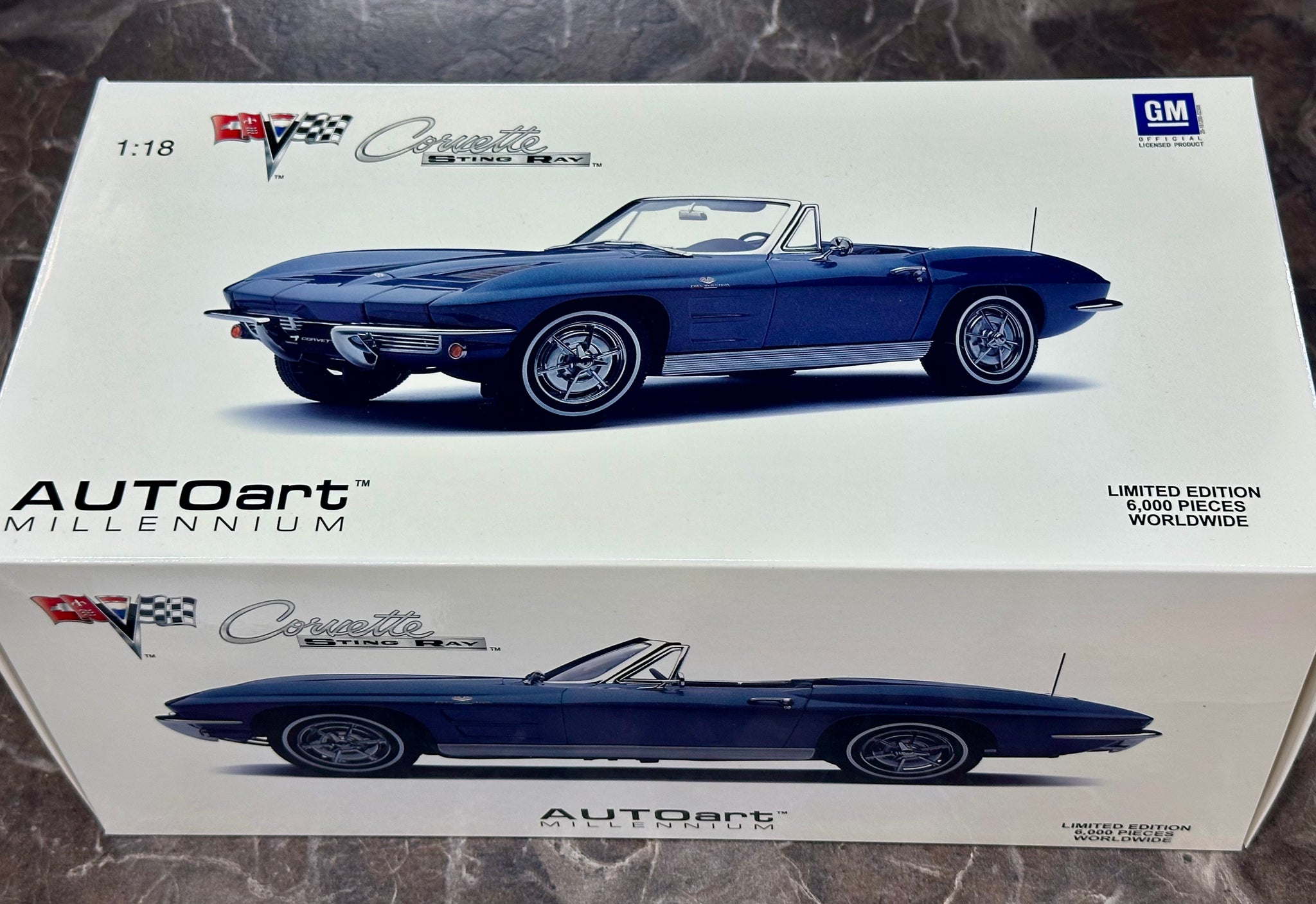 6000台限定 1/18 AUTOart シボレー コルベット C1 1959 AUTOart