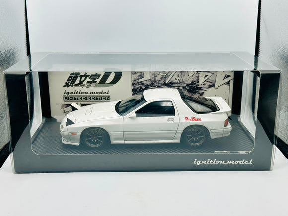 1:18 Initial D - Mazda Savanna RX-7 Infini (FC3S) White -- Ignition Mo