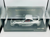 1:18 Toyota Supra (A80) -- TOP SECRET GT300 Silver -- Ignition Model IG2490 SH