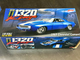 1:18 1969 Chevrolet Camaro -- 1320 Drag Kings -- Blue -- GMP
