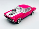 1:24 Holden Monaro HQ GTS -- Pink w/Supercharger -- DDA/Greenlight