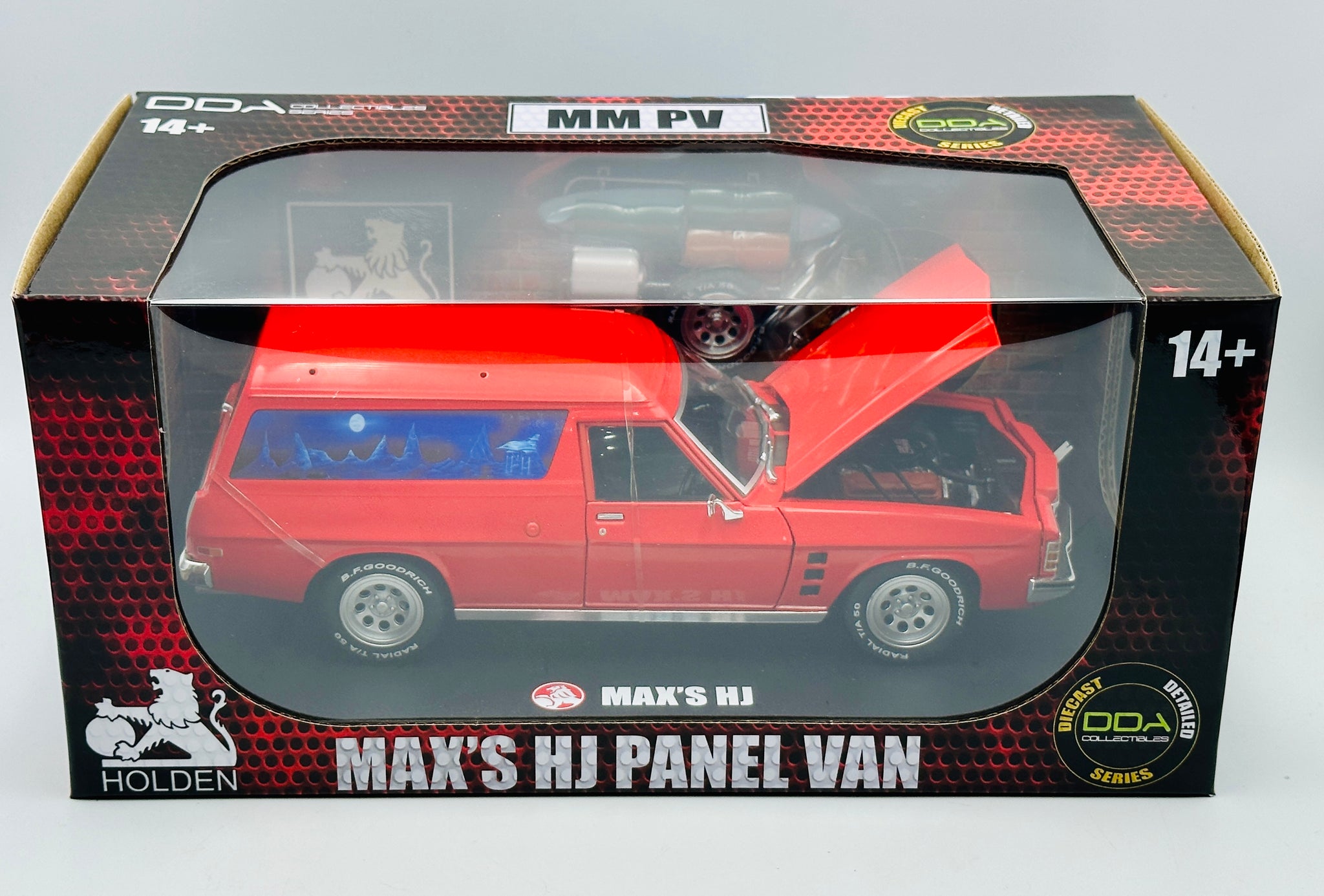 1:24 Mad Max -- Holden HJ Sandman Panel Van -- Orange -- DDA