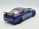 1:18 Nissan Skyline GT-R (R34) Nismo -- Midnight Purple -- Motorhelix M83403
