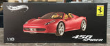 1:18 Ferrari 458 Spider -- Red -- Hot Wheels Elite BCJ89