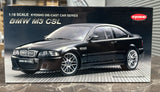 1:18 BMW E46 M3 CSL -- Black -- Kyosho 08506K