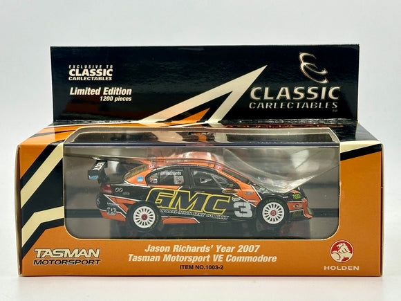1:43 2007 Jason Richards -- #3 Holden VE Commodore -- Classic Carlectables
