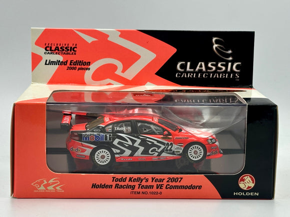 1:43 2007 Todd Kelly -- #22 Holden VE Commodore HRT -- Classic Carlectables