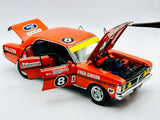 1:18 1972 Bathurst Fred Gibson -- #8D Ford XY Falcon GTHO Phase 3 -- Biante/AUTO