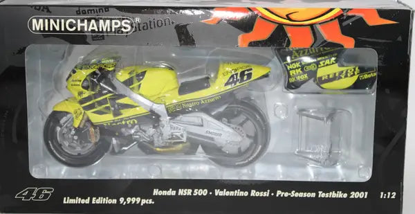 1:12 2001 Valentino Rossi -- #46 Honda NSR500 -- Pre-Season Test -- Mi 1:12 2001 Valentino Rossi -- #46 Honda NSR500 -- Pre-Season Test -- Mi