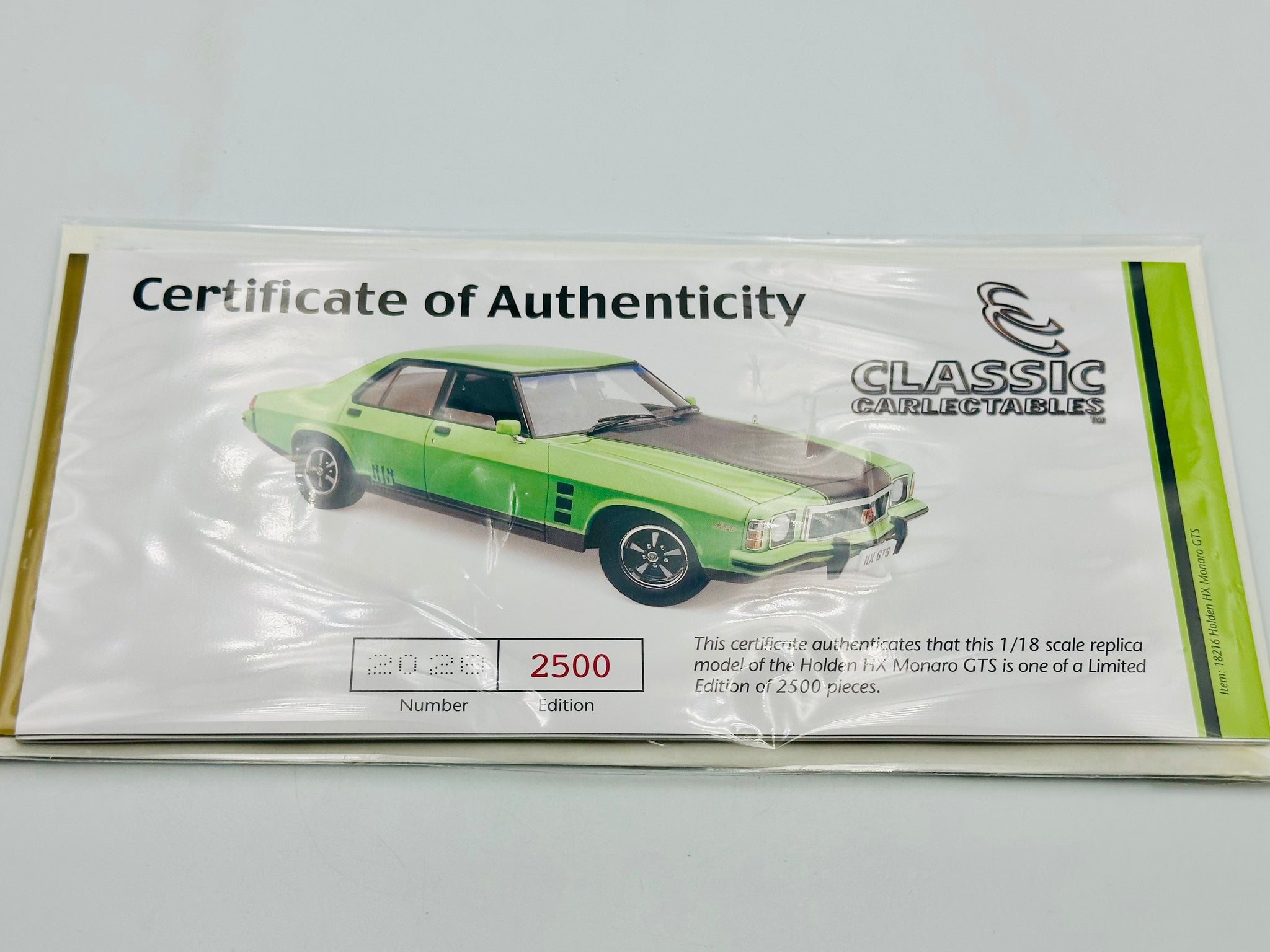 海外女性M HOLDEN CLASSICS Classic Carlectables 1:18 Holden FE Special Cambridge Blue over