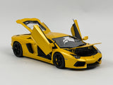 1:18 Lamborghini Aventador LP700-4 -- Giallo Orion (Metallic Yellow) -- AUTOart 74664