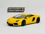 1:18 Lamborghini Aventador LP700-4 -- Giallo Orion (Metallic Yellow) -- AUTOart 74664