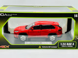 1:24 Toyota Rav-4 XA50 (2019-2024) -- Red -- DDA Collectibles