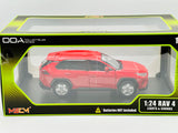 1:24 Toyota Rav-4 XA50 (2019-2024) -- Red -- DDA Collectibles