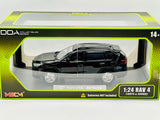 1:24 Toyota Rav-4 XA50 (2019-2024) -- Black -- DDA Collectibles