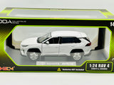 1:24 Toyota Rav-4 XA50 (2019-2024) -- White -- DDA Collectibles