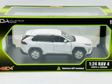 1:24 Toyota Rav-4 XA50 (2019-2024) -- White -- DDA Collectibles