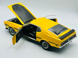 1:18 1971 Ford Mustang Mach 1 -- Yellow -- AUTOart Millennium 72821
