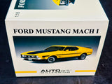 1:18 1971 Ford Mustang Mach 1 -- Yellow -- AUTOart Millennium 72821