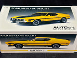 1:18 1971 Ford Mustang Mach 1 -- Yellow -- AUTOart Millennium 72821