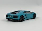 1:18 Lamborghini Aventador LP700-4 -- Turquoise (Blue) -- AUTOart 74667