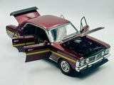 1:18 Ford XY Falcon GTHO Phase 3 -- Vintage Burgundy w/Gold Stripes -- Biante