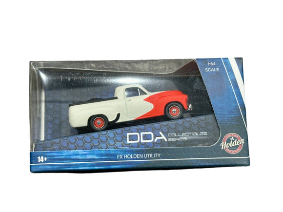 1:64 Holden FX (48-215) Ute -- White w/Red Scallops -- DDA Collectibles