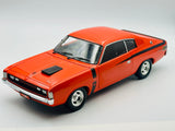 1:18 Chrysler Valiant E49 Charger Big Tank - Hemi Orange -- Classic Carlectables