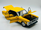 1:18 Ford XW Falcon GTHO Phase 2 -- Yellow w/Black Stripes -- Biante/AUTOart