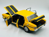 1:18 Ford XW Falcon GTHO Phase 2 -- Yellow w/Black Stripes -- Biante/AUTOart