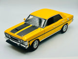 1:18 Ford XW Falcon GTHO Phase 2 -- Yellow w/Black Stripes -- Biante/AUTOart