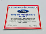 1:18 Ford XW Falcon GTHO Phase 2 -- Yellow w/Black Stripes -- Biante/AUTOart