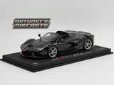 1:18 Ferrari LaFerrari Aperta -- New Black Daytona -- BBR Models BBR182232DIE
