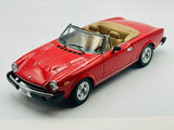 1:18 Fiat 124 Spider -- Red -- AUTOart 72612