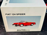 1:18 Fiat 124 Spider -- Red -- AUTOart 72612