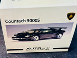 1:18 Lamborghini Countach 5000 S -- Black -- AUTOart Millenium 74533