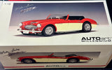1:18 Austin Healey 3000 MKII -- Red/White -- AUTOart Millennium 70721