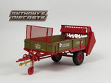 1:16 Krone Optimat Spreader Tractor Trailer -- Red -- Universal Hobbies