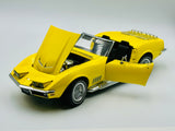 1:18 1969 Chevrolet Corvette -- Daytona Yellow -- AUTOart Millennium 71161