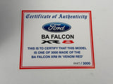 1:18 Ford BA Falcon XR8 -- Venom Red -- Biante