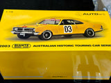 1:18 Holden HT Monaro -- 2003 TCM Yellow Livery -- Biante/AUTOart