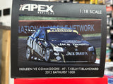 1:18 2012 Bathurst Todd Kelly - Jack Daniels Holden VE Commodore - Apex Replicas