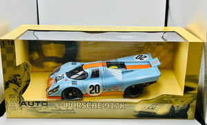 1:18 LeMans Porsche 917K -- #20 Gulf -- Steve McQueen -- AUTOart 80030